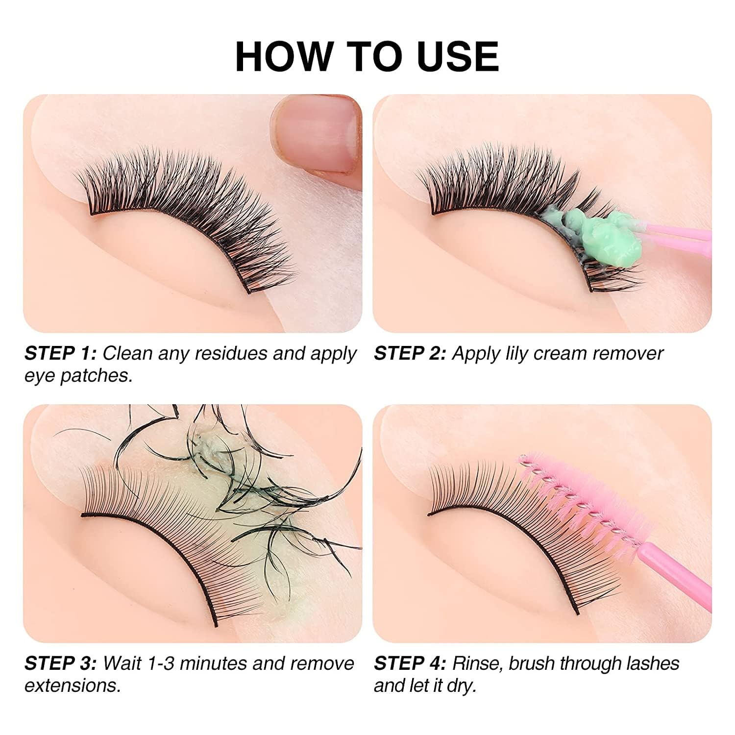 ASTINLASH 10g Private Label Eye Lash Extension Gel Remover Cream Jelly Eyelash Glue Remover Liquid Lash Remover