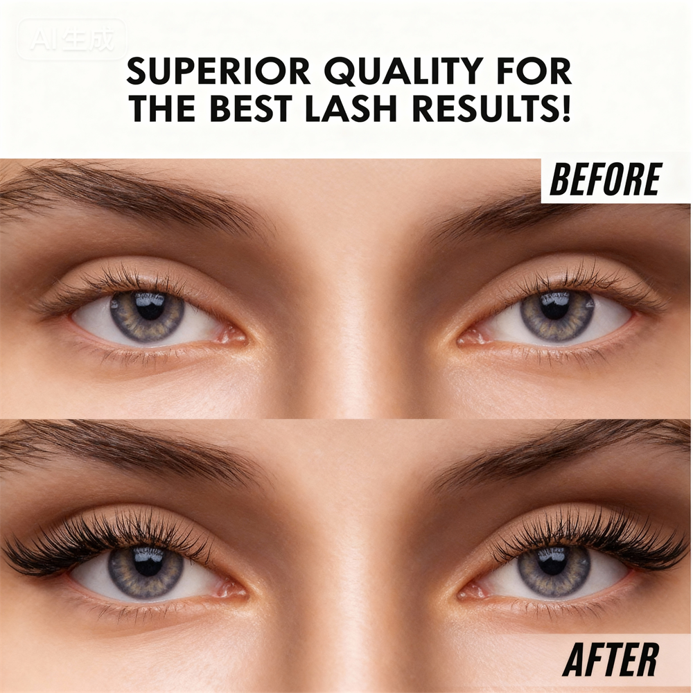 0.5s Strong Hold Lash Glue 7-8 Weeks Retention Vegan Cruelty Free Non Irritant Individual Mink Eyelash Extension Adhesive