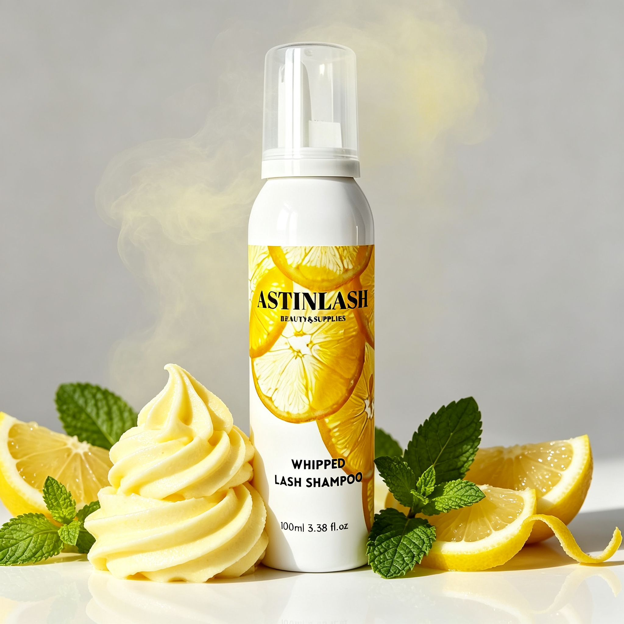 OEM Private Label 100ml Whipped Whip Cream Shampoo for Eyelash Extension Tear Free Vegan Whipped Cream Lash Shampoo