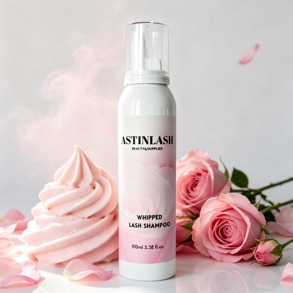 OEM Private Label 100ml Whipped Whip Cream Shampoo for Eyelash Extension Tear Free Vegan Whipped Cream Lash Shampoo